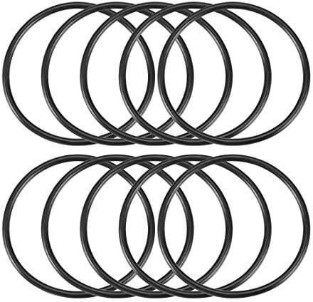 sourcing map Pack mit 10 Flansche Dichtung metrischer Dichtring Nitrilkautschuk O-ringe 82mm Außendmr. 74mm Innendmr. 4mm breit