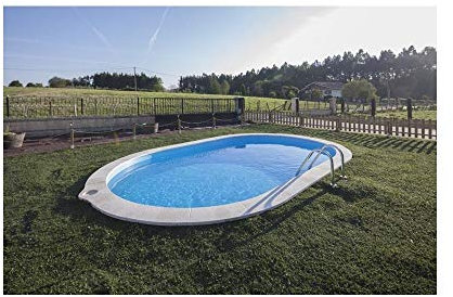 Gre Piscina Acero Oval Enterrar 600 x 320 x 120 cm