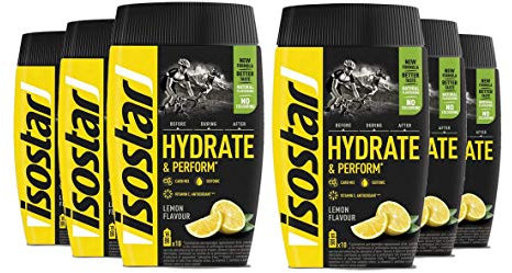 Isostar Hydrate & Perform Zitrone, 6 Dosen a 400g