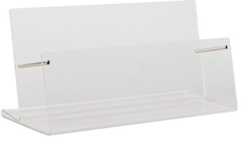 Sport-Tec Gutscheinständer aus Acrylglas Werbe Prospekt Ständer Flyerständer für DIN lang