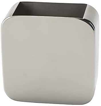 GEDY G-Polaris, Porta spazzolini Cromato, Componenti realizzati in Acciaio, Garanzia 2 anni, Misure 10X10,2X4,5 CM, Design R&S Gedy