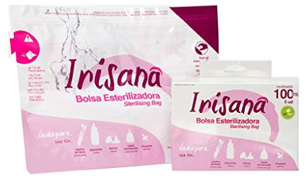 Irisana 72.Ir43 - Bolsa Esterilizadora Para Microondas, Blanco, 5 Unidades