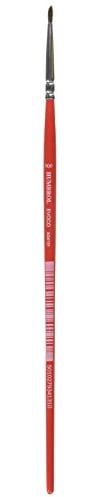 Humbrol Artist Brush, Red, Size 0, AG4131