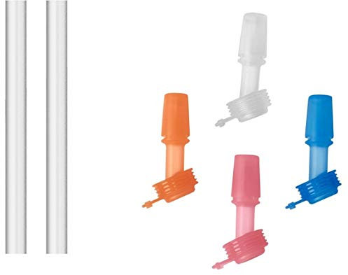 CAMELBAK Eddy+ Kids Bottle Bite Valves & Straws - 4 Pack/Children Child Infant Junior Boy Girl Water School Drink Hydration Flask Spare BPA Free Plastic Safe Reusable Cup Accessories