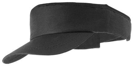 eBuyGB Adult Sun Visor - Unisex Sun Summer Sports Shade Cap Hat (Black)