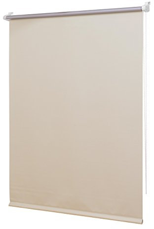 Ventanara® Verdunkelungsrollo ohne Bohren Klemmfix Thermorollo Creme inklusive Klemmträgern 80 x 210 cm