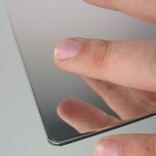 CrestGlass 3mm Silver Mirror Acrylic Perspex with Rounded Smooth Corners 32 SIZES TO CHOOSE (297mm x 210mm / A4)
