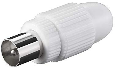 Koaxial Stecker 9.5 mm Schraubbefestigung