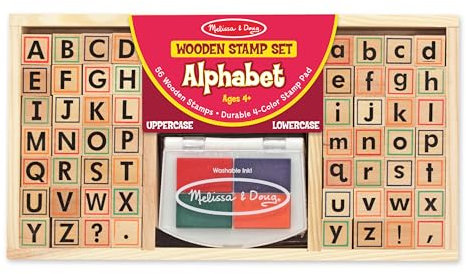 Melissa & Doug Deluxe Alphabet Stempel Set