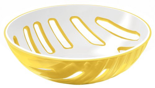 guzzini cestino pane 'mirage' giallo