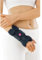 medi Manumed - Handgelenkbandage links | grau | Größe 0 | Kompressionsbandage zur Stabilisierung des Handgelenks | individuell anpassbar