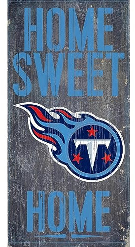 Fan Creations Tennessee Titans Schild Home Sweet Home, 15,2 x 30,5 cm