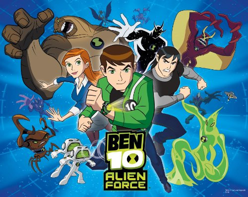 Walltastic 40397 Ben 10 Alien Force Designer Fototapete