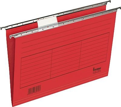 bene Hängemappe 116505RT rot VE5