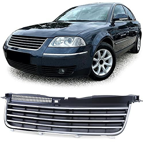 Kühlergrill ohne Emblem mit Chrom Leisten für VW Passat 3BG 00-05