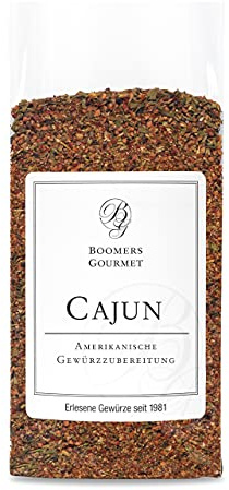 Boomers Gourmet - Cajun Gewürzmischung I Cajun Gewürz scharf für die berühmte amerikanische Südstaaten Küche Cajun I Creole I Jambalaya - Nachfüllpack - 75 g