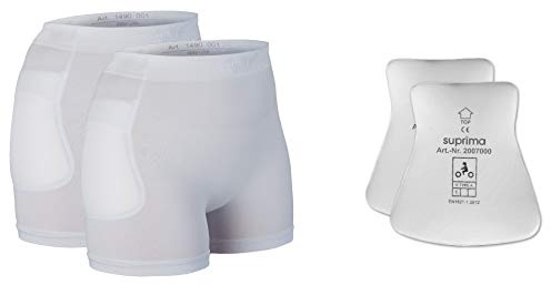 Suprima Set Hüftprotektor-Slip, 2 x 1-4900 und 1 x 2007 - Gr. XL - weiss