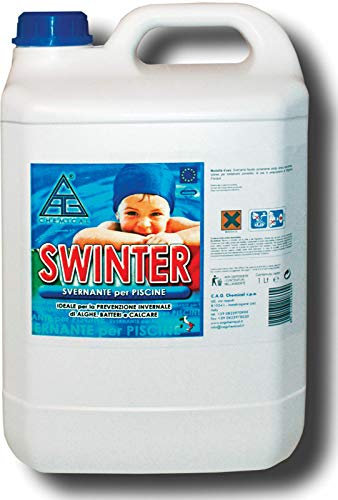 SVERNANTE MULTIFUNZIONE TRATTAMENTO ACQUA INVERNALE 5LT ANTIGELO PISCINA PISCINE