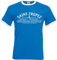 Saint Tropez Soccer Kontrast T-Shirt - Louis de Funes Royalblau/Weiss L