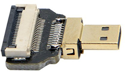 Cablecc CYFPV Micro HDMI Typ D Stecker Standard gerade für FPV HDTV Multicopter Luftfotografie