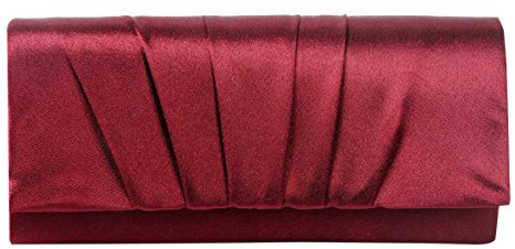 Damara , Damen Schultertasche Large, Rot - Weinrot - Größe: Large