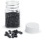 500 Pcs Silicone Lined Micro Nano Rings Beads Links 5mm Hair Beads for Nano Tip Hair Extensions (Black)
