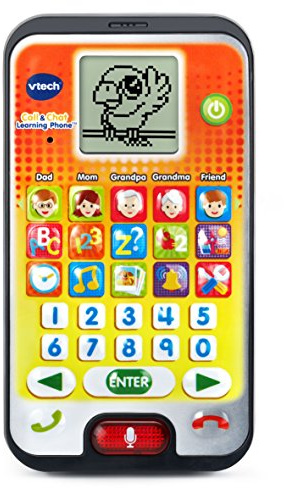 VTech Téléphone d'apprentissage par appel et chat Orange