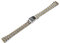 Edelstahl Gliederband Uhrenarmband Uhrenband Uhrband Ersatzband Armband Bicolor RP8200012085 mit , Stegbreite 12 mm, Gesamtlänge 16 cm, Bandstärke 2 mm