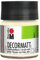 Marabu 14010005271 - Decormatt Acryl Elfenbein 271, 50 ml, samtmatte Acrylfarbe auf Wasserbasis, cremig und farbintensiv, speichelfest, wetterfest, zum freien Malen und Schablonieren