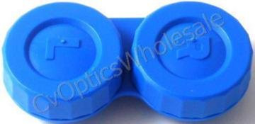 Blue Contact Lens Storage Case L+R Marked -UK Made