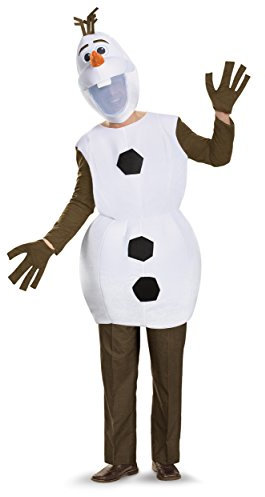 Disguise Olaf Kostüm für Erwachsene, Weiss/opulenter Garten, XXL (50-52)