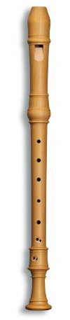 Mollenhauer 5206 Denner Alt-Blockflöte Birnbaum hell Natur-Holz Barock Doppelloch