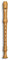 Mollenhauer 5206 Denner Alt-Blockflöte Birnbaum hell Natur-Holz Barock Doppelloch