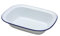 Falcon 22cm Oblong Pie Dish White - 44022