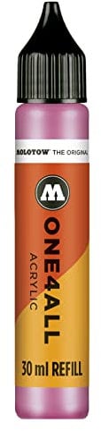 Molotow ONE4ALL Recharge acrylique 200 Rose fluo 30 ml Encre pour marqueur permanent