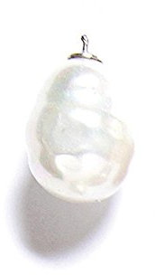 HEIDE HEINZEDORF Einhaenger Paar Perle Weiss Big H22E1207.go fuer Creolen