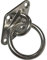 ARBO-INOX® - Augplatte - mit Ring - Edelstahl - 65 x 40 mm - poliert - rautenform