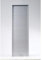 SIMMOB Rollladenschrank 123,6 x 40 x 35 cm – schmaler Hochschrank mit Jalousietür – freistehend oder zur Wandmontage – 3 verstellbare Einlegeböden – Küchenschrank Aluminium matt