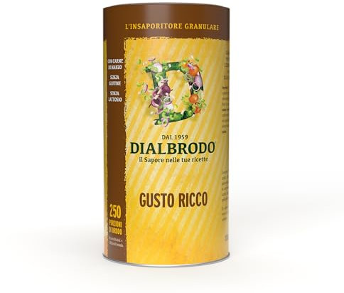Dialbrodo Gusto Ricco 1 kg – granulare vegetale senza glutine e carne