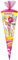 alles-meine.de GmbH Schultüte - Mia and Me - Einhorn Onchao - 35 cm - rund - incl. Namen - mit Tüllabschluß - Zuckertüte - mit/ohne Kunststoff Spitze - für Mädchen - Einhör..