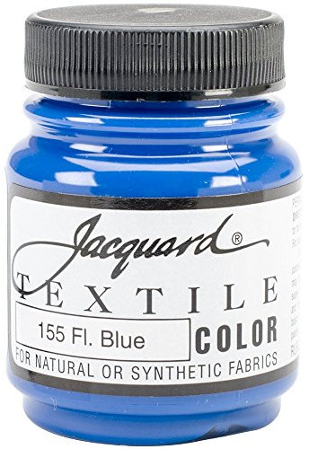 Jacquard PINTURA para tela de tela Color 2.25oz-fluorescente azul