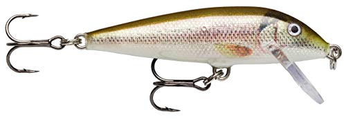 Rapala CountDown Lure with Two No. 5 Hooks, 2.1-3 m Swimming Depth, 9 cm Size, Live Smelt
