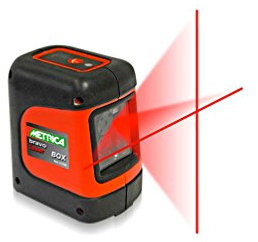 Livella Laser Autolivellante Metrica Laserbox Raggio Rosso 61300
