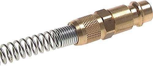 Kupplungsstecker (NW7,2) 6x4mm Schlauch m. Knickschutz