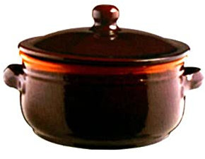 Colì Maioliche e Terrecotte dal 1650 - Cazuela Brunella con Tapa, Terracota, marrón, 24 x 24 x 18 cm