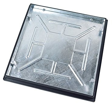 Recessed Manhole Cover with Frame 600 x 600 x 46mm (Sealed and Locked)