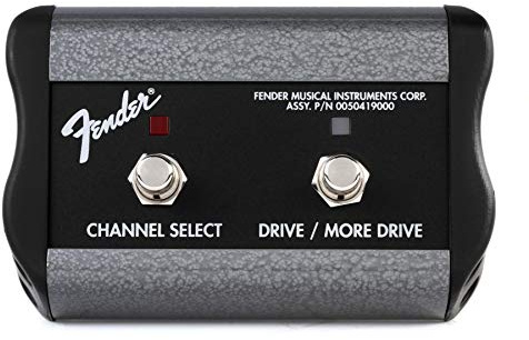 Fender 2-Button 3-Function Footswitch: Channel/Gain/More Gain with 1/4-Inch Jack