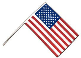 Digni Drapeau USA sur hampe - 60 x 90 cm