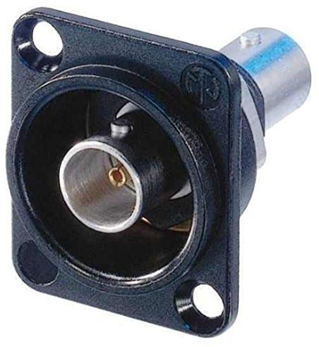 Neutrik NBB75DFIB-P Drahtverbinder BNC Schwarz, Edelstahl