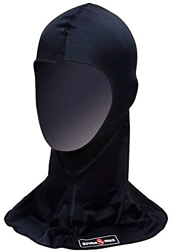 UV50 Lycra Kapuze für warme Wasser Tauchen – Schwarz